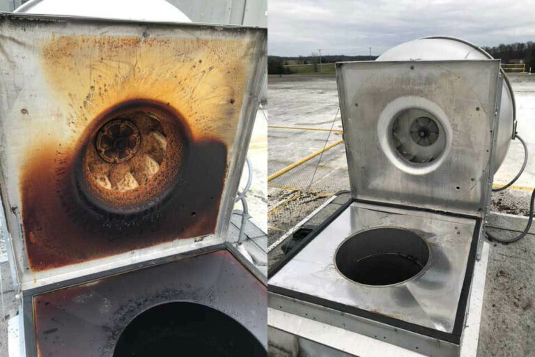 Houston Restaurant Hood Cleaning Before & After